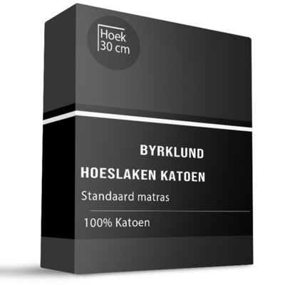 Hoeslaken - Katoen - 160x200 cm - Keuze Uit Meerdere Kleuren - Byrklund - Dekbed-Discounter.nl