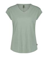 Royal Robbins Vacationer V-Nk S/S Shirt Dames Sage Leaf Str M