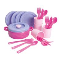 Dantoy eetservies pastel, 22dlg.