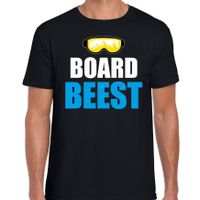 Apres ski t-shirt Board Beest zwart  heren - Wintersport shirt - Foute apres ski outfit 2XL  - - thumbnail