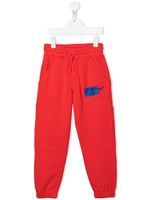 Off-White Kids pantalon de jogging à logo imprimé - Rouge