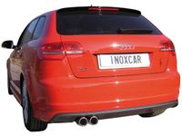 InoxCar uitlaat passend voor Audi S3 8P Sportback 2.0TFSi (265pk) 2008- 2x80mm IXOVAU1480