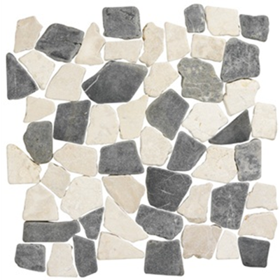 Terre d&apos;Azur Stone Palladiana Biancone/Silva Grey 30x30 cm