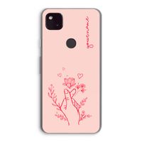 Giving Flowers: Google Pixel 4a 5G Transparant Hoesje