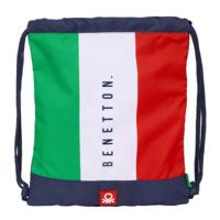 Rugtas met Koordjes Benetton Flag Marineblauw 35 x 40 x 1 cm
