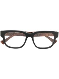 Gucci Eyewear lunettes de vue à détail de logo - Noir