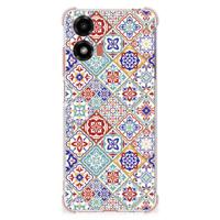 Motorola Moto G24 | G24 Power | G04 Anti-Shock Hoesje Tiles Color