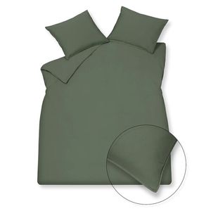 Vandyck Vandyck Washed Cotton Dekbedovertrek Earth Green 140x200/220