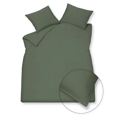 Vandyck Vandyck Washed Cotton Dekbedovertrek Earth Green 140x200/220