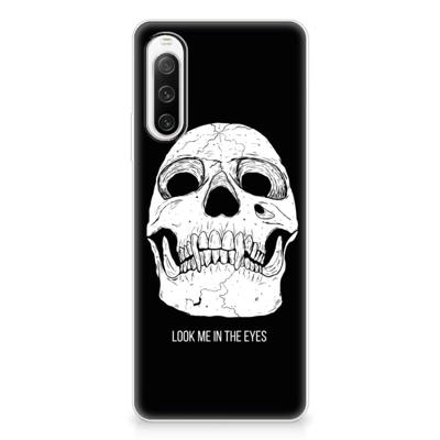 Silicone Back Case Sony Xperia 10 IV Skull Eyes Silicone Back Case Sony Xperia 10 IV Skull Eyes