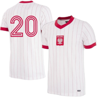 Polen Retro Voetbalshirt WK 1982 + Nummer 20 (Boniek)