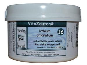 Vitazouten Lithium chloratum VitaZout nr. 16