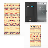 Sony Xperia XZ Premium Hoesje met Magneet Aztec Yellow - thumbnail