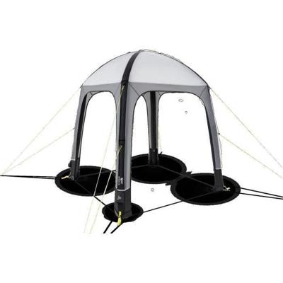 KAMPA Opblaasbare schuilplaats AIR Shelter 200 - 2x2m Grijs en zwart