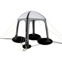 KAMPA Opblaasbare schuilplaats AIR Shelter 200 - 2x2m Grijs en zwart