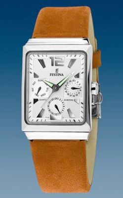 Horlogeband Festina F16139-1 Leder Cognac 23mm