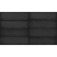 Wandtegel Estudio Ghent Dark Charcoal Matt 6.9x24 cm Estudio