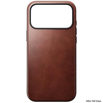 Nomad Modern Leather Case iPhone 17 Pro Olde Dublin Horween