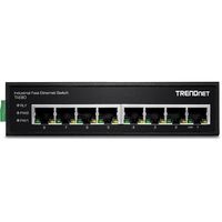 Trendnet TI-E80 netwerk-switch Unmanaged Fast Ethernet (10/100) Zwart - thumbnail