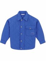 Dolce & Gabbana Kids veste matelassée à poche poitrine - Bleu