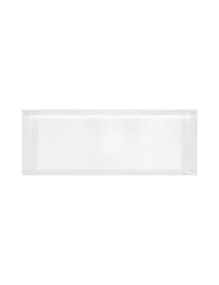 Hotbath &MORE Inbouwnis 30x80x10cm frameless + LED Mat Wit