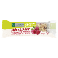 Mueslireep framboos glutenvrij 30 Gram