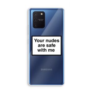 Safe with me: Samsung Galaxy Note 10 Lite Transparant Hoesje