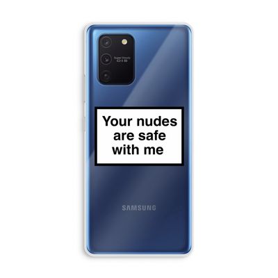 Safe with me: Samsung Galaxy Note 10 Lite Transparant Hoesje