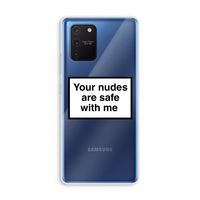Safe with me: Samsung Galaxy Note 10 Lite Transparant Hoesje