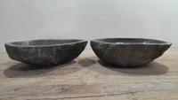 Rivierstenen waskommen set RL250340AB, 51x38x15 cm