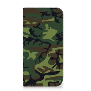 iPhone 15 Pro Max Hoesje met Magneet Army Dark