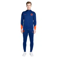 Nederland Strike Hooded Trainingspak Senior 2024-2026 - Maat S - Kleur: Blauw | Soccerfanshop