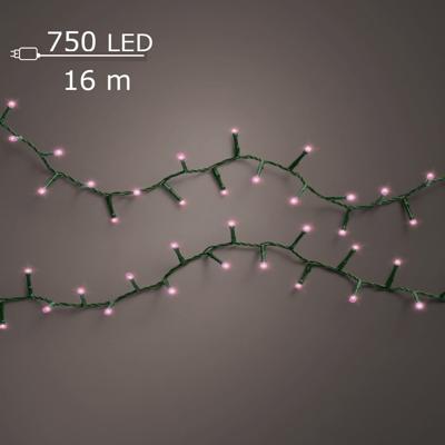 LED compact twinkel lights 750 roze