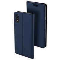 Dux Ducis Skin Pro iPhone XR Flip Case - Donkerblauw