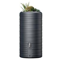 2in1 NORDIC ton 300 liter grafietgrijs dia. 59(max) x h.118 cm C - Meuwissen agro
