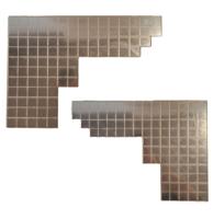 Wurlitzer 1700 Achterwand Spiegels (Set)