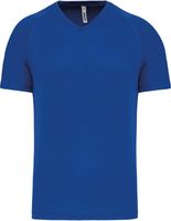 SALE! PROACT PA476 Heren Sport T-shirt V-Hals - Sporty Royal Blue - Maat XXL