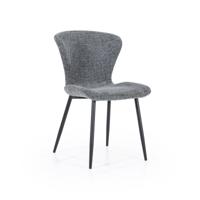 By-Boo Eetkamerstoel 'Spinner' kleur Antraciet