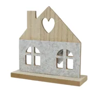 Decoratie huisje 14 cm | 24 stuks
