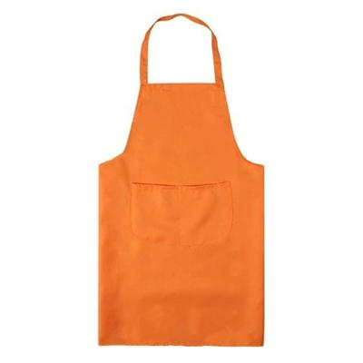 2st keuken chef schorten koken bakken schort met zakken (oranje)