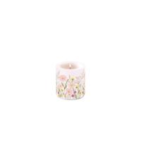 Ambiente Kaars small pastel flowers roze