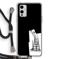 Musketon Painter: OnePlus 9 Transparant Hoesje met koord