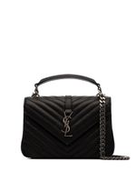 Saint Laurent sac porté épaule College médium - Noir - thumbnail