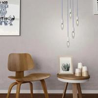 Porselein e14 fitting wit glad kleine lamphouder