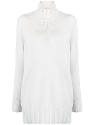 Incentive! Cashmere pull en cachemire à col montant - Gris