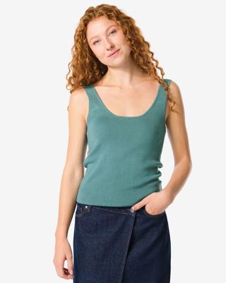 HEMA Dames Tanktop Railey Groen (groen)