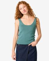 HEMA Dames Tanktop Railey Groen (groen)