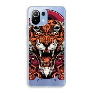 Tiger and Rattlesnakes: Xiaomi Mi 11 Lite Transparant Hoesje