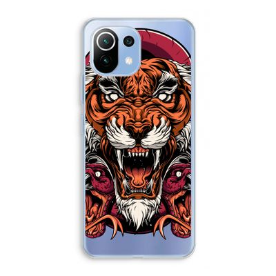 Tiger and Rattlesnakes: Xiaomi Mi 11 Lite Transparant Hoesje