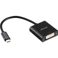 Akasa AK-CBCA09-15BK USB DVI-D Zwart kabeladapter/verloopstukje